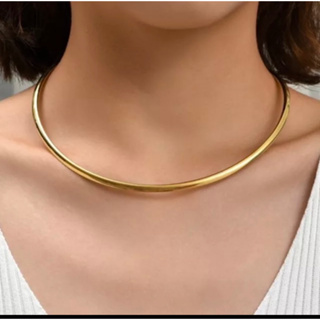 Chocker Aro Fio banhada a ouro e prata tendência em Oferta na Shopee