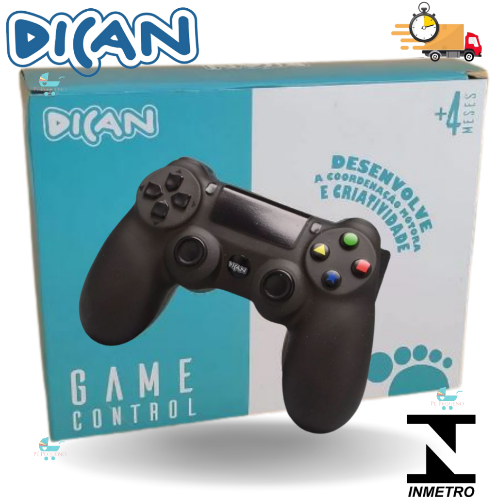 Mordedor Controle Video Game Macio Antistress Mordedor para Bebe em Oferta na Shopee