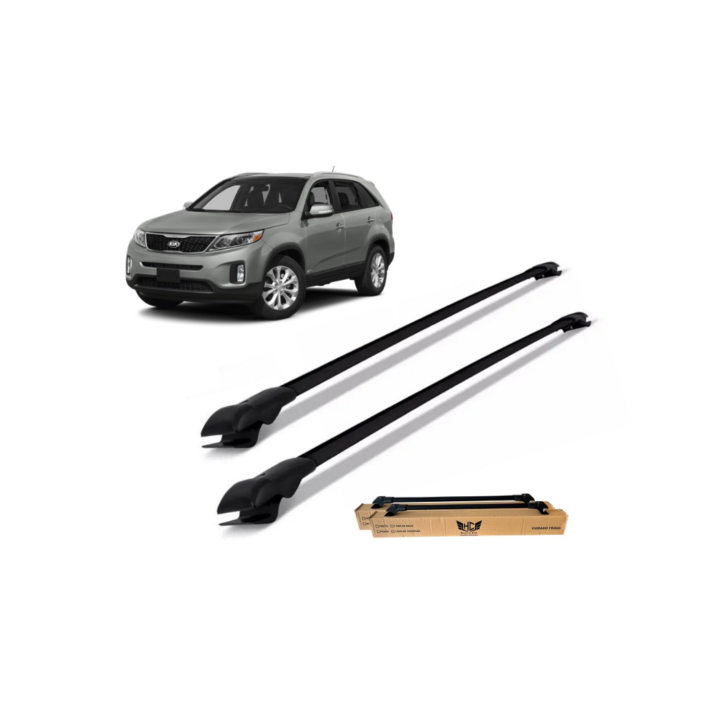 Rack Travessa de Teto Kia Sorento 2010 A 2014 Bagageiro Slim