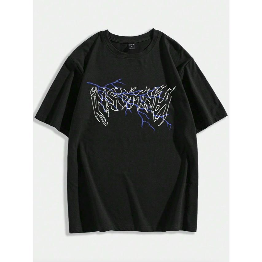 Camiseta Insomnia Palavra Insonia Streetwear Manga Curta Ombro Caido Oversized Unissex