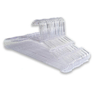 Conjunto 25 Cabides Acrílico Infantil para Roupas Calças Camisetas de Qualidade