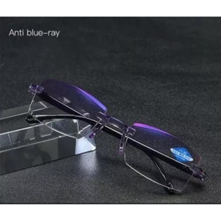 Óculos Leitura Inteligente Anti Raio Azul / Anti Reflexo / Gamer / Titanium (+1.00 até +4.00)