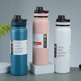 Garrafa Térmica Aço Inox 800ml Academia mega Pronta Entrega