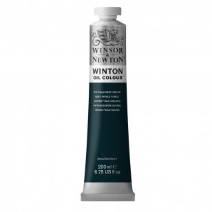 Tinta Óleo Winsor & Newton Winton 200ml 048 Phthalo Deep Green