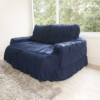 Capa para Sofá Extensível/ Retrátil/ Reclinável Malha Grossa em Oferta na Shopee