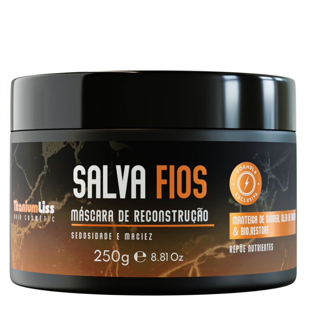 Máscara Reconstrução Salva Fios Titanium Liss 250g