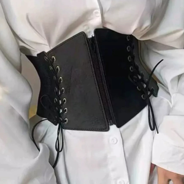 Cinto Espartilho Feminino Largo Elástico Na Cintura Corset em Oferta na Shopee