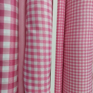 Tecido Xadrez de Poliéster Tergal  Rosa | 1m x 1,40m (comprimento x largura) em Oferta na Shopee