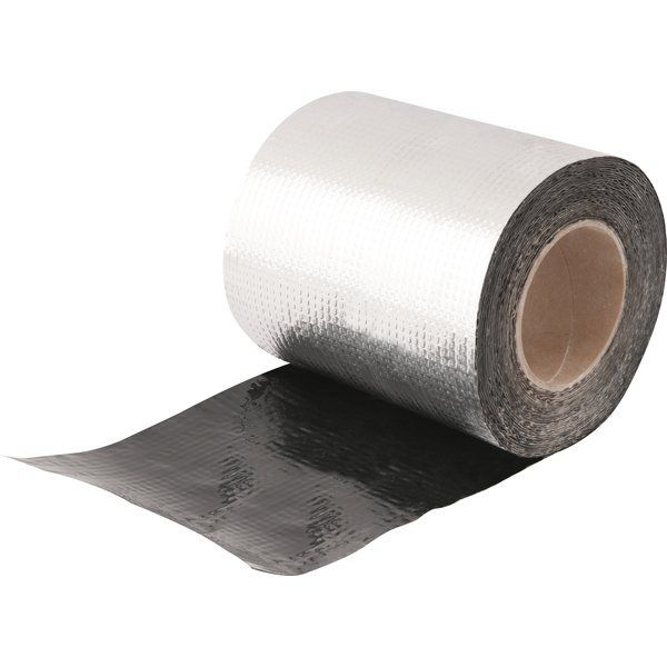 Manta Asfaltica Autoadesiva Aluminizada 10cm x 10m De Comprimento Fita Veda Tudo