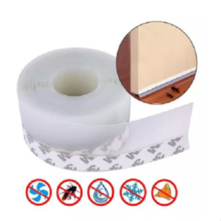 Fita Vedável Veda Vedante Fresta Porta Janela Transparente 3m X 35mm Universal Multiuso em Oferta na Shopee