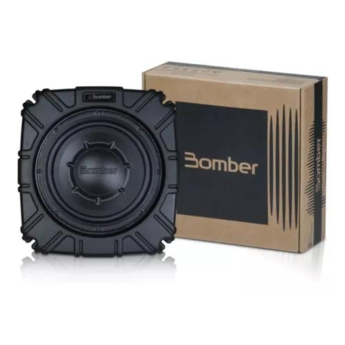 Caixa Passiva Selada 8 Pol Subwoofer Bomber Slim 200W Rms 4 Ohms
