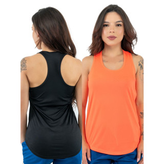 Kit 2 Regatas Femininas nadadora Fitness