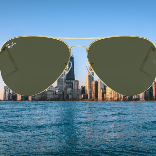 Óculos de Sol Ray-Ban Aviator - 0RB3026L L2846 62