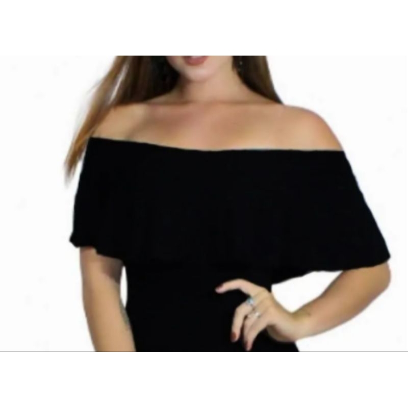 Blusinha Plus Size Ciganinha Tam. 46 48 GG Malha Suplex ou Canelado Ombro a Ombro
