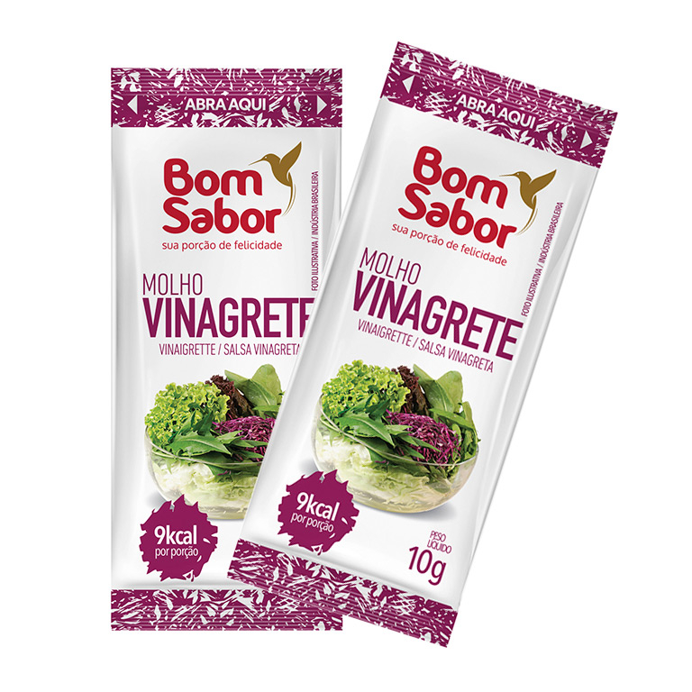 Molho vinagrete sache 10 gr Bom Sabor sabor caseiro Delivery em Oferta na Shopee