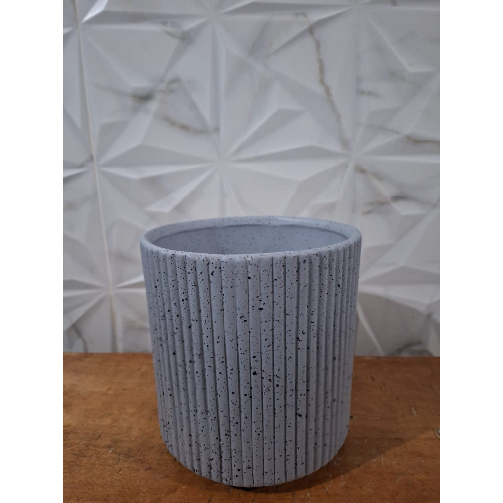 Vaso Decorativo Cachepo em Cerâmica 19x19cm