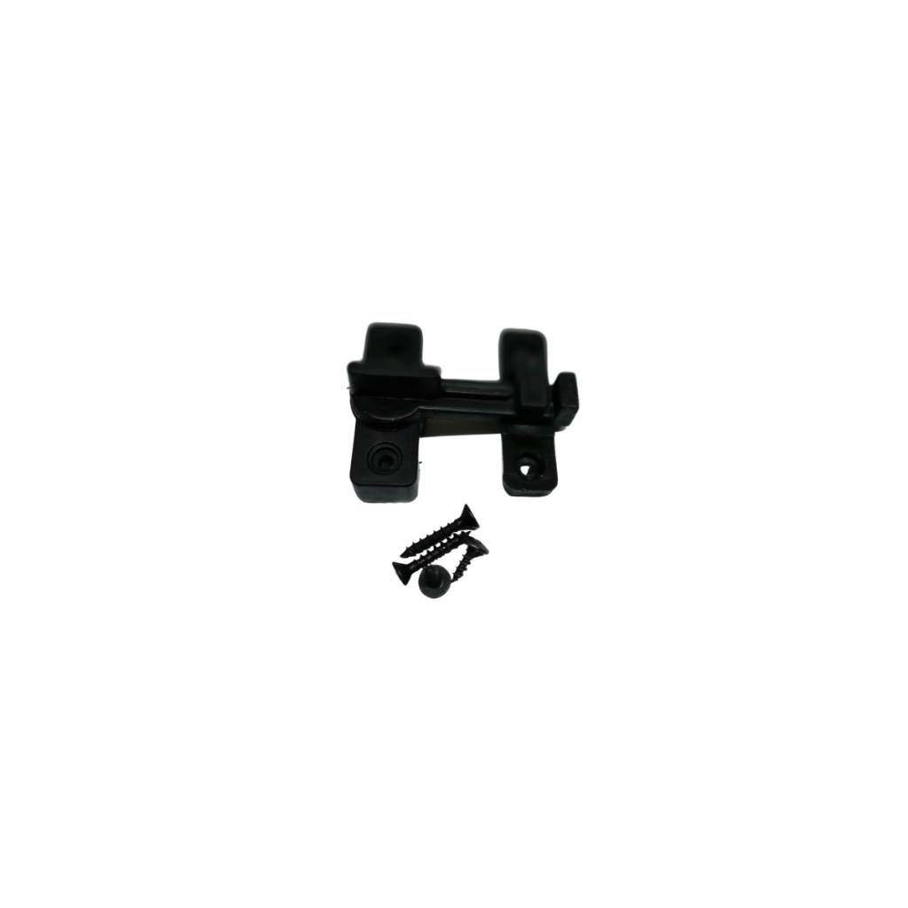 Fecho Trinco Para Porta Sanfonada Medabil (2 Peças) Preto