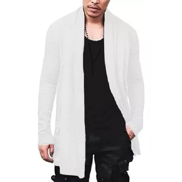 Blusa De Frio Plus Size Cardigan Masculino Kimono Swag Sobretudo Long Line Estilo e Qualidade Ca2plus