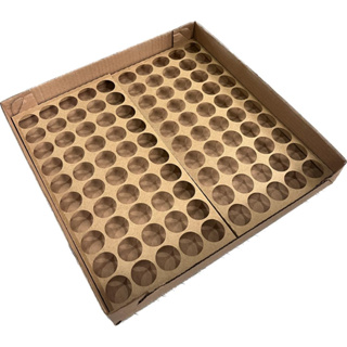 Caixa Transporte 100 Doces Com Berço 35x35x5 Cm Parda (10 Unidades) em Oferta na Shopee