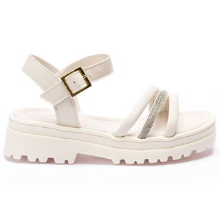 Sandália Anabela Infantil Menina Strass Tininha Flatform Salto Macia em Oferta na Shopee