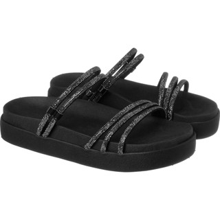 Papete Feminina Birken 2 em 1 Brilho Strass Confortável