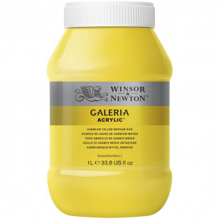 Tinta Acrílica Winsor & Newton Galeria 1Litro 120 Cadmium Yellow Medium Hue