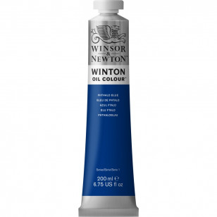 Tinta Óleo Winsor & Newton Winton 200ml 516 Phthalo Blue