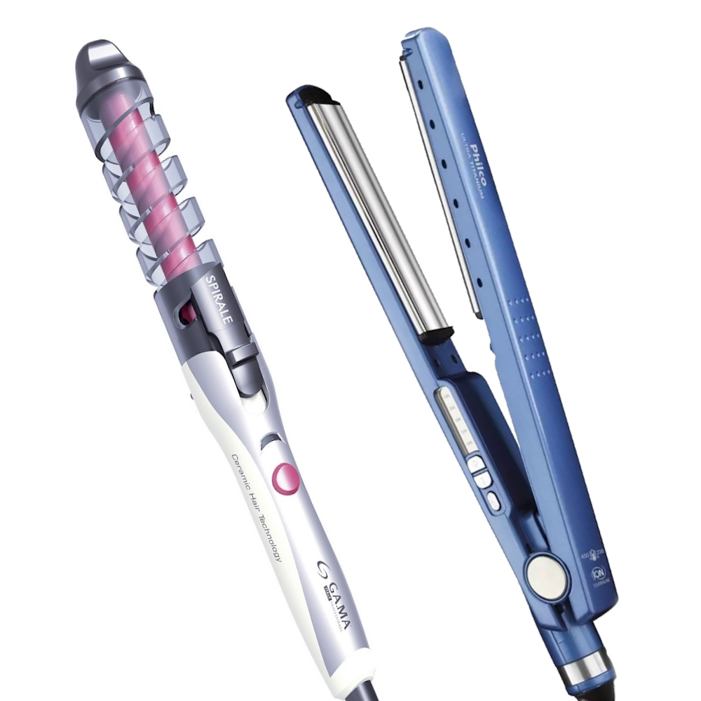 Prancha De Cabelo Philco Titanium Profissional Salão Digital Ultra Tourmaline Ions 230°c Progressiva Chapinha Modelador De Cachos Cacheador Gama Italy Spirale Bivolt