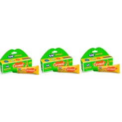 Kit c/3 Unds Hidratante Labial Carmed Fini Bananas Efeito Gloss 10g