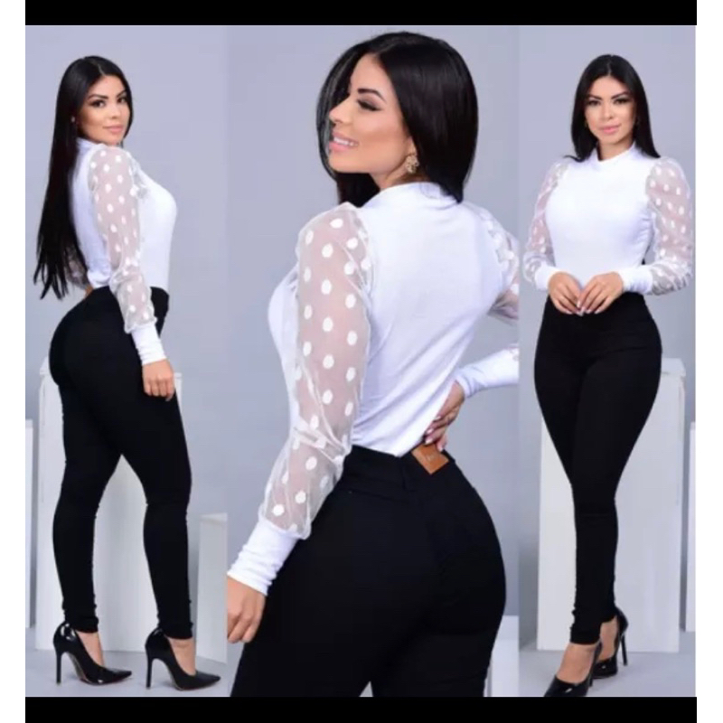 Blusa Princesa Manga Comprida de tule (2 ao 16)