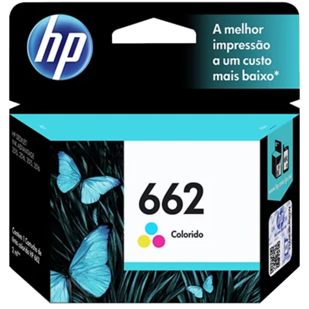 CZ104AB - Color 2ml - Original (HP662) - HP Deskjet Ink Advantage 1516 2516 2546 2646 3516 3546 4646