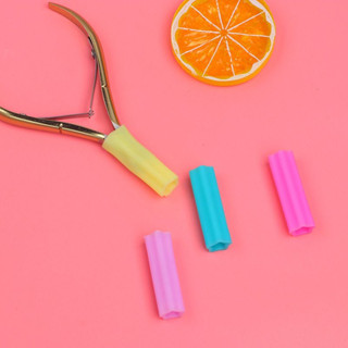 2 Protetores De Bico P/ Alicate Estrela Silicone Cores Aleatórias