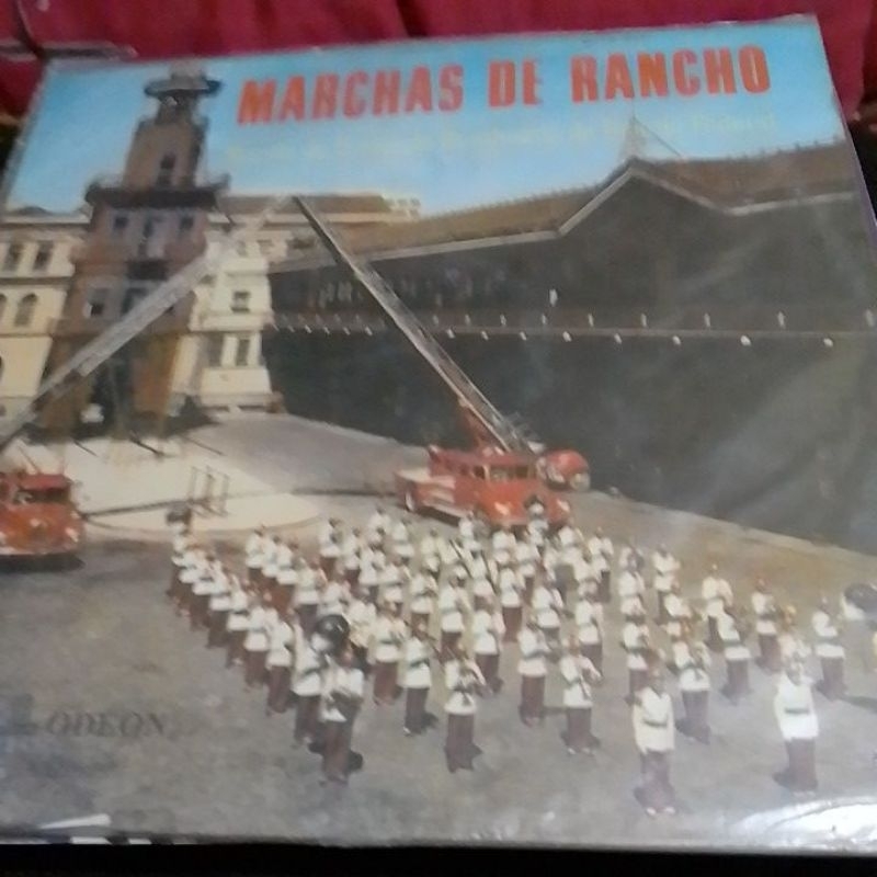 lp vinil - marchas de ranchos banda do corpo de bombeiros do distrito federal