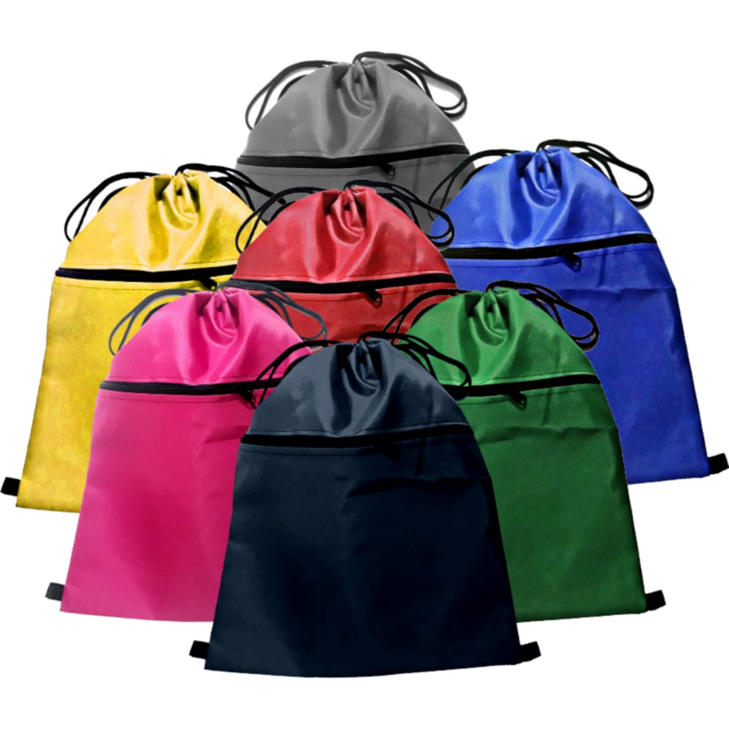 Mochila saco lisa com cordão diversas cores em Oferta na Shopee