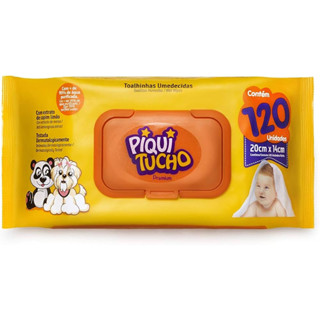 Toalha Umedecida Lenço Piquitucho Premium c/120