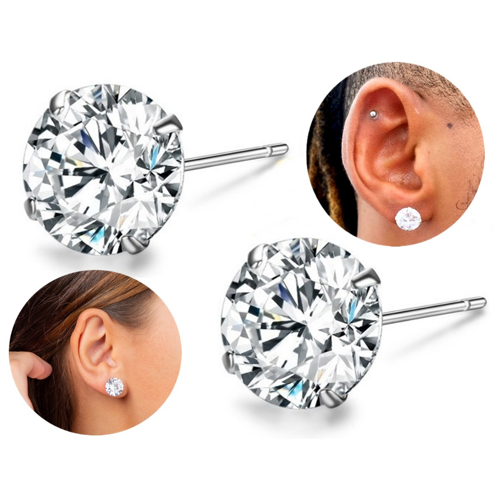 Brinco Masculino Diamante Grande: Onde Comprar | BuscaProdutos