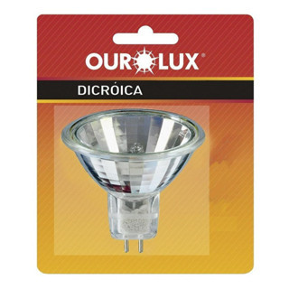 Lampada Halogena Dicroica Mr16 12v 50w 38º Ourolux
