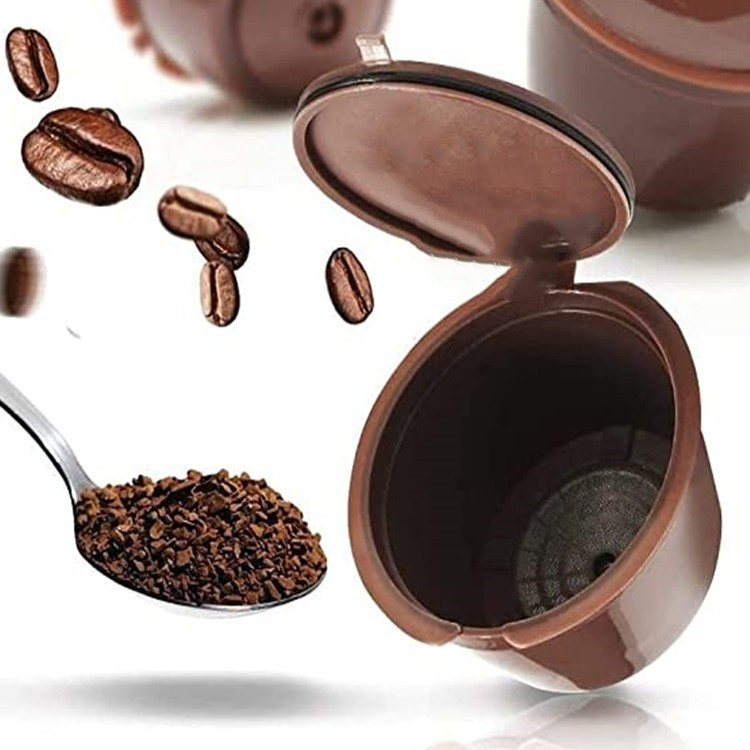 5 KIT Capsula Reutilizável Dolce Gusto Copo Filtro Da Cápsula Café Nescafe Recarregáveis