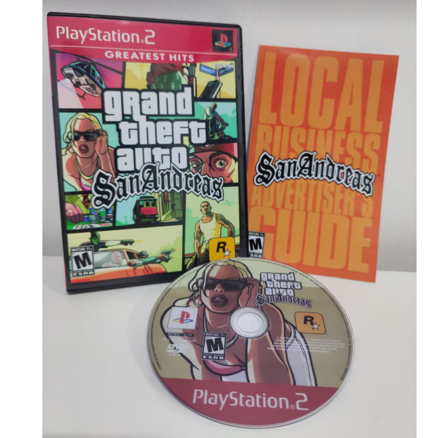 Gta San Andreas Greatest Hits pt-br - PS2