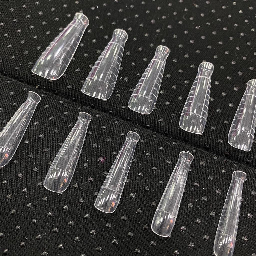 Caixinha c/100 unidade Molde F1 Reutilizáveis Para Polygel/Porcelana/Alongamento de Unha