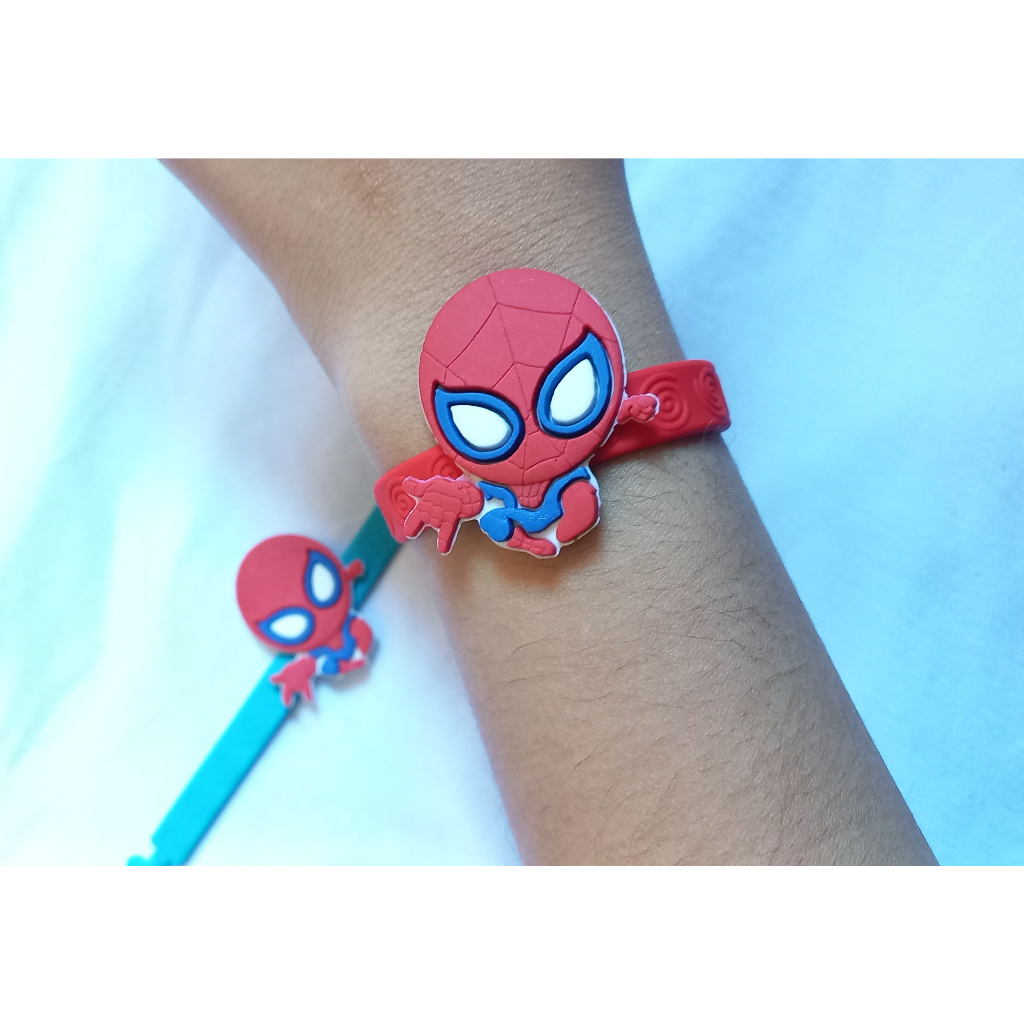 Kit 10 Pulseiras Homem Aranha - Lembrancinha