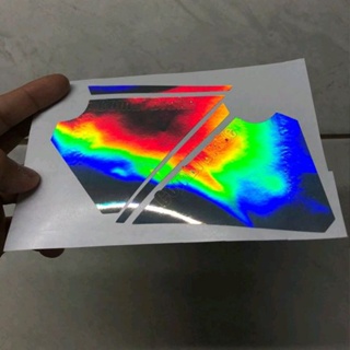 adesivo para paralama holográfico que muda de cor em Oferta na Shopee