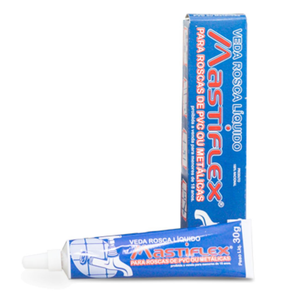 Veda Rosca Líquido Mastiflex 30gr Agua Quente E Fria Adesivo em Oferta na Shopee