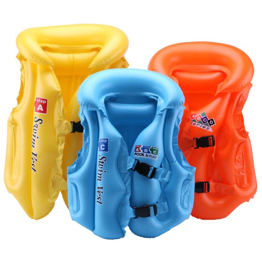 Colete Inflável Infantil 10–50kg – Boia de Segurança para Piscina, Praia e Lazer