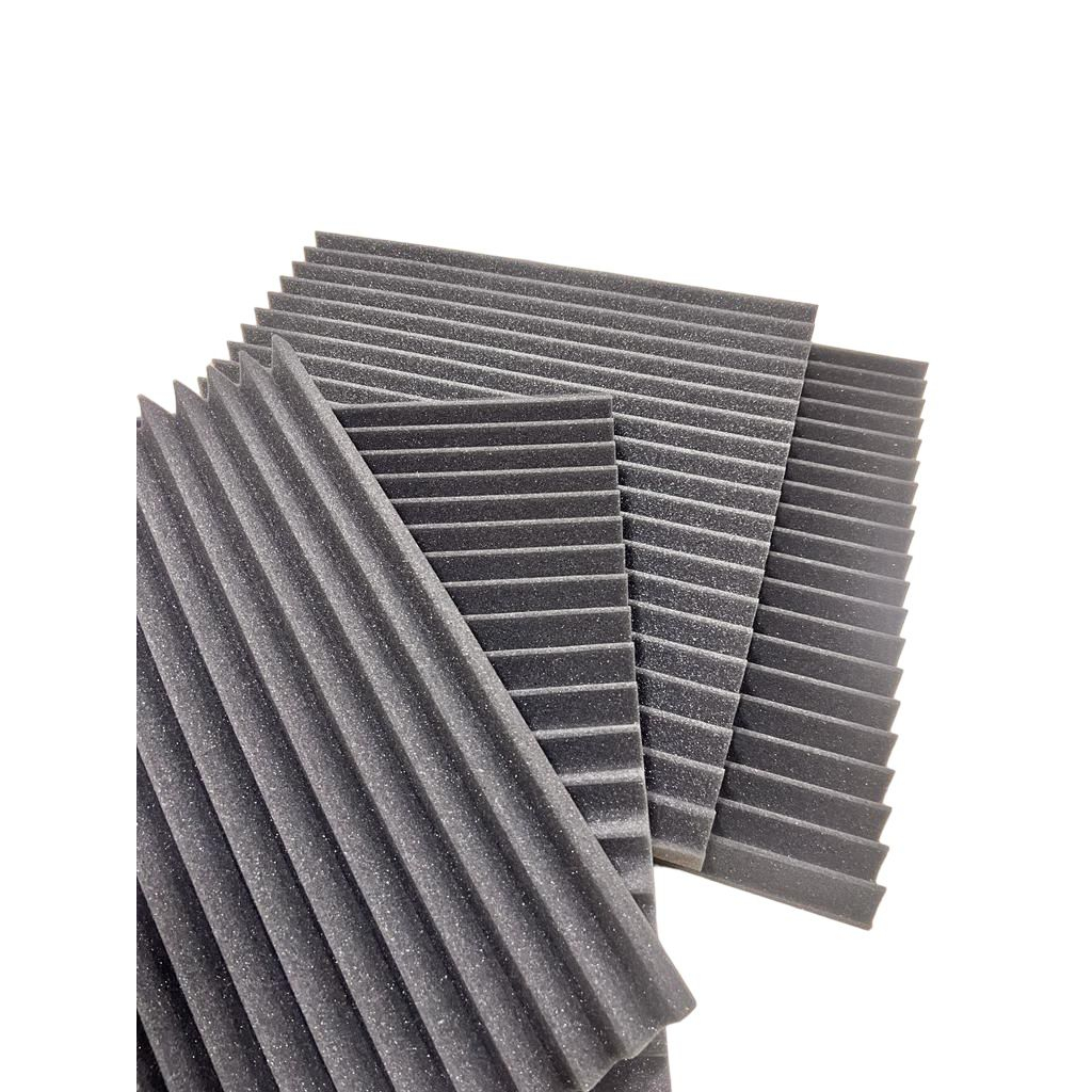 Espuma Flat Acústica 6 placas 500 X 500 X 35mm