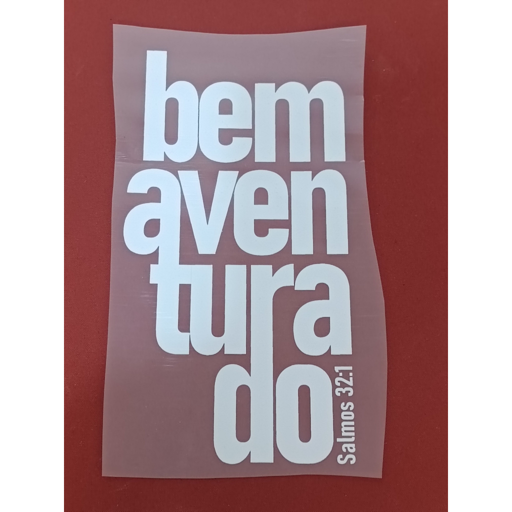 ESTAMPAS dtf digital evangélica bem aventurado termocolante patch camiseta blusa jaqueta facil aplicação com ferro de passar ou prensa termica