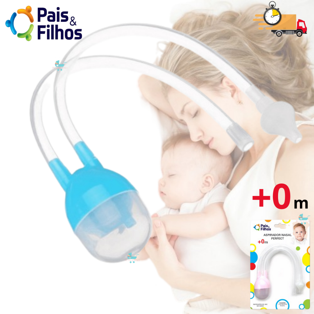 Aspirador Nasal Bebe Infantil Catarro E Meleca Higienico