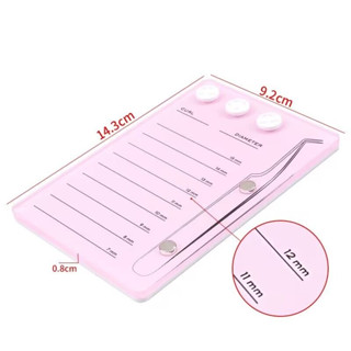 GLAMLASH 1Pcs Porta Cílios Extensão De Paleta De Cola Acrílica Para Falsos Ferramenta De Maquiagem NOVO