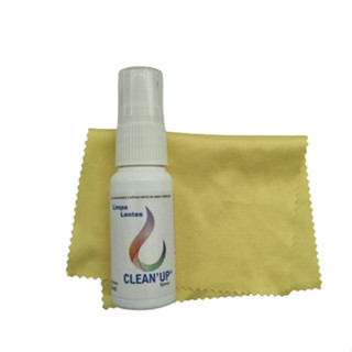 Kit 1 Spray Limpador + 1 Flanela de Microfibra Colorida