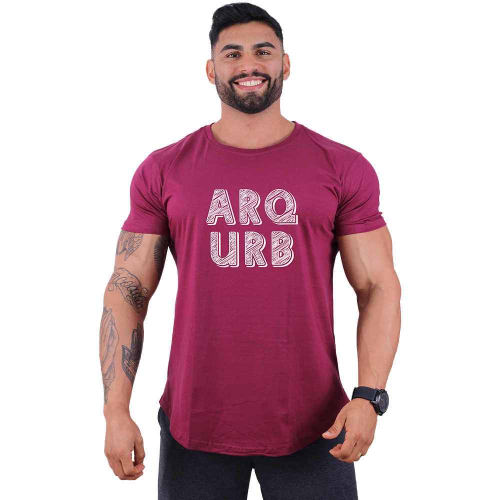 Camiseta Longline MXD Conceito Slim Cursos Faculdade Arquitetura e Urbanismo